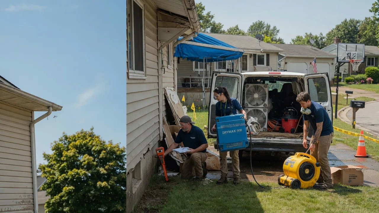 Ceiling Leak Cleanup in Cumberland, WI near me