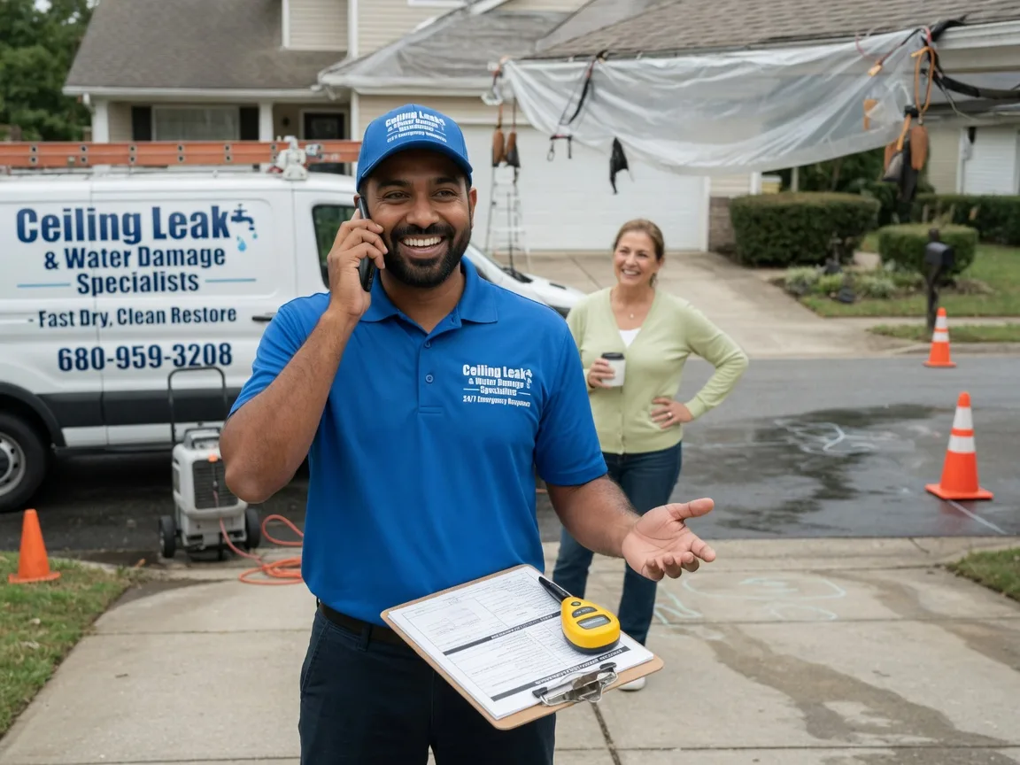 Ceiling Leak Cleanup Cumberland, WI FAQs